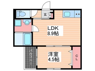 Lien城内の物件間取画像